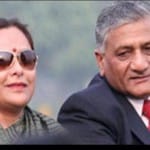 वीके सिंह और भारती सिंह