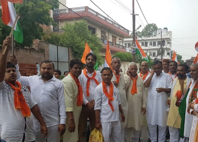 BJP's flag wandering from city to village