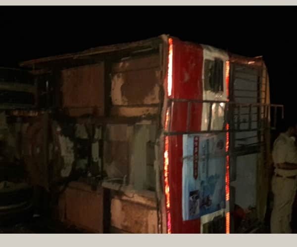  55 injured in an accident in bahraich.