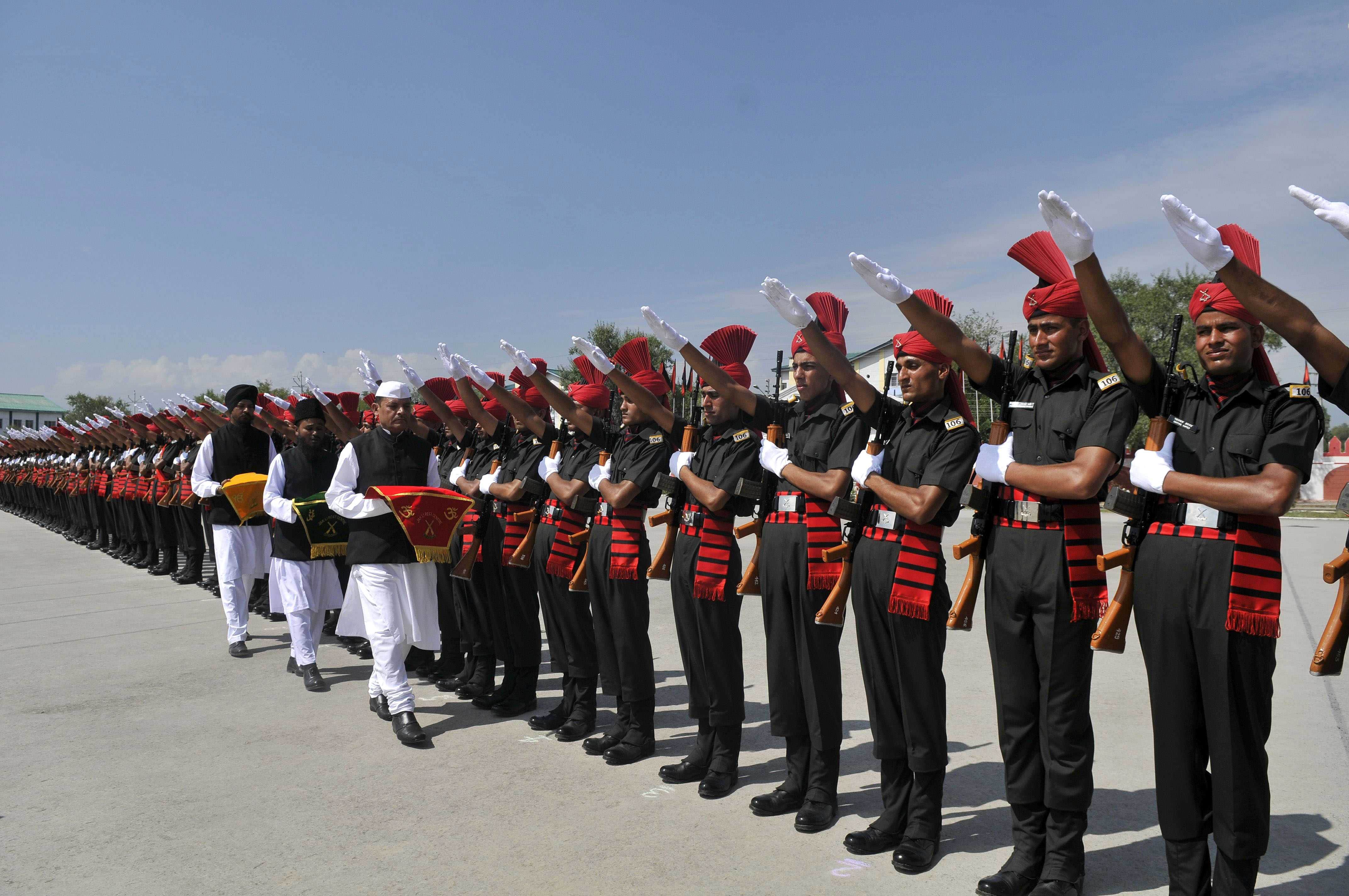 passing out parade in srinagar