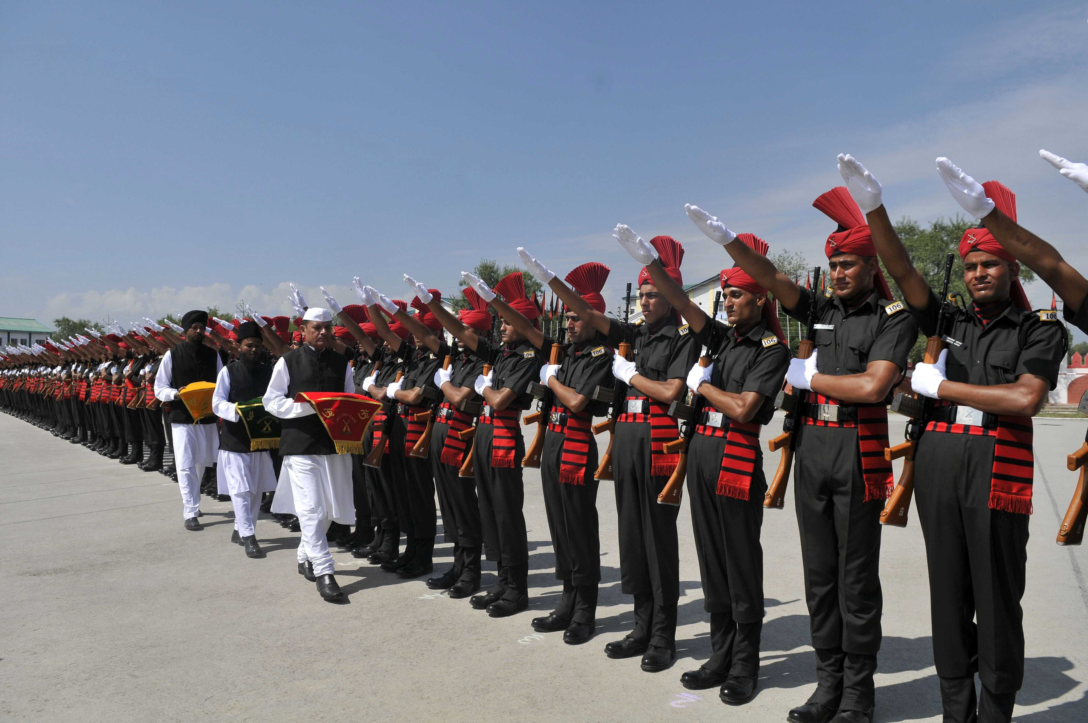 passing out parade in srinagar
