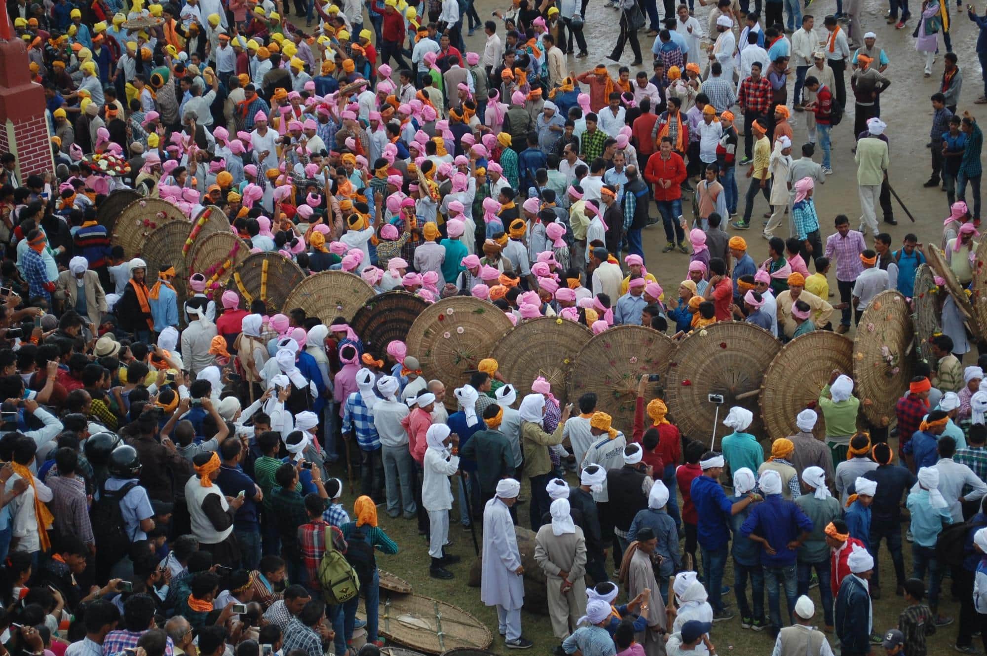 bagwal stone war held in uttarakhand.