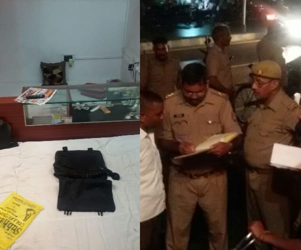  Loot in a jewellery shop in Lucknow.