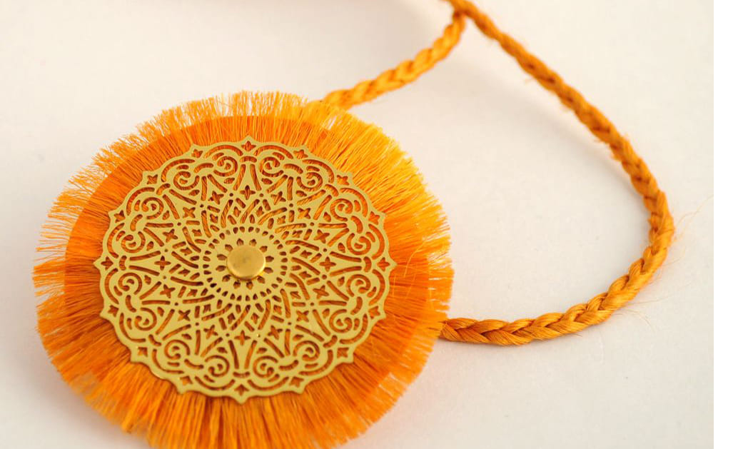 bio degradable rakhi with veggie seeds