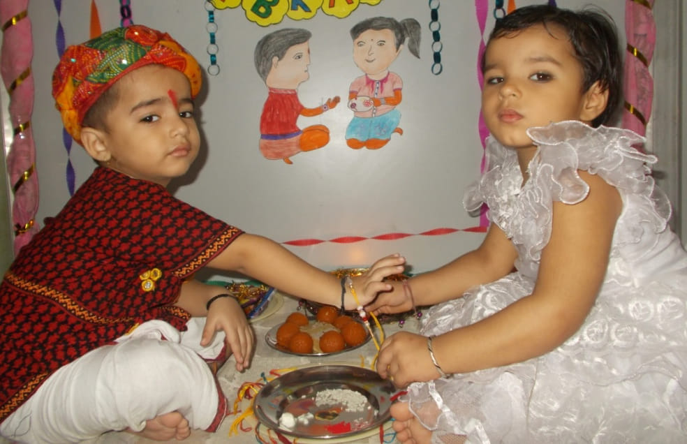 Love tied on the wrist of brothers and sisters