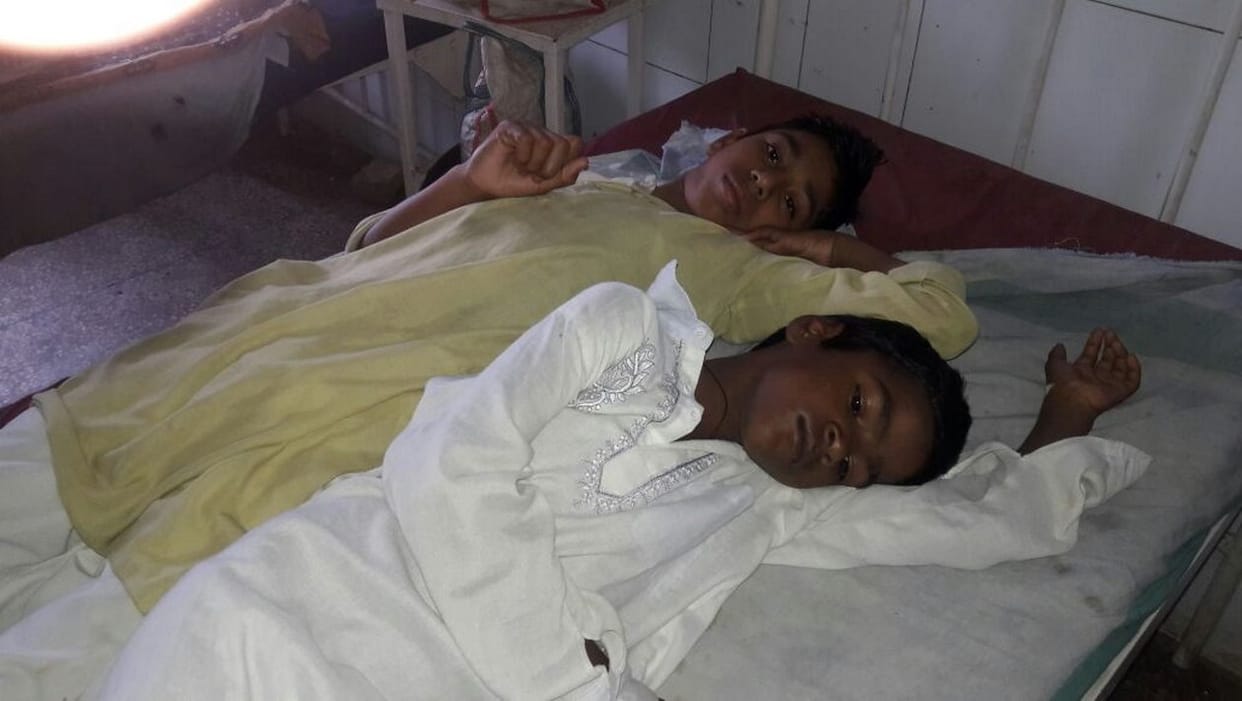 Nine students suffered food poisoning