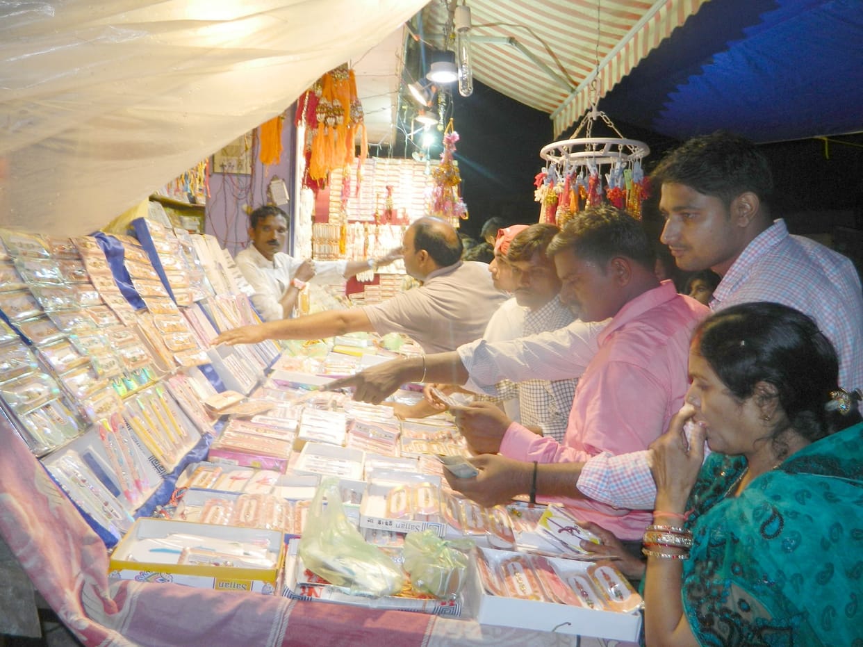 Rakhi and sweets sold 