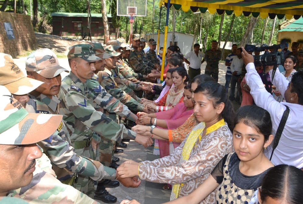 rakhi clebration in rajouriI