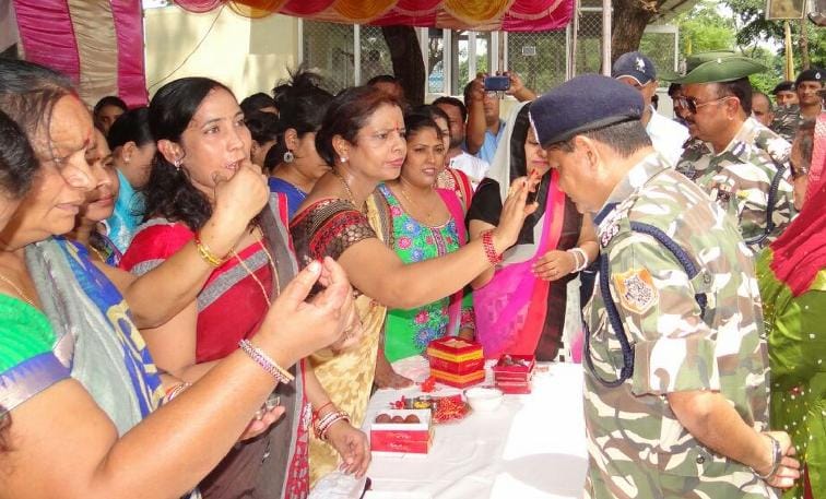 Raksha Bandhan is celebrated with SSB