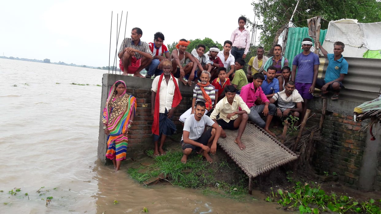My senses as skimming dire Ganga