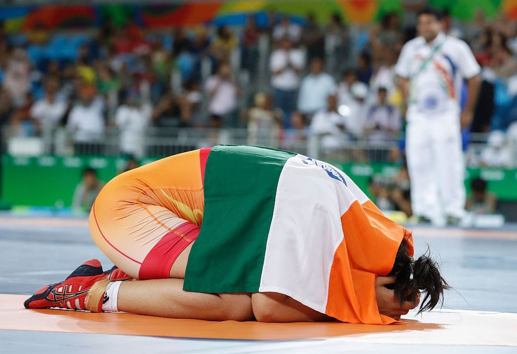 sakshi malik creats history in Olympics  