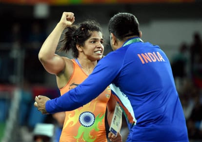 sakshi malik is the real lady sultan, nobody have solution of her manoeuvre