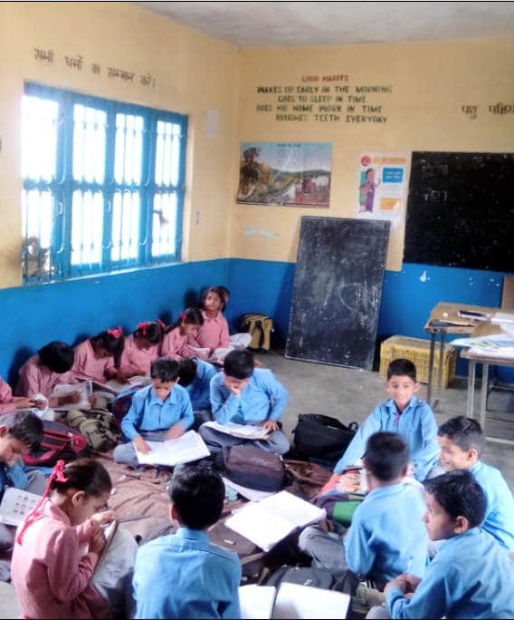 Panesh govt primary school without roof in cm virbhadra singh constituency  