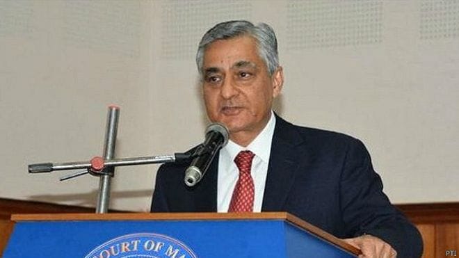 when chief justice against his Father 
