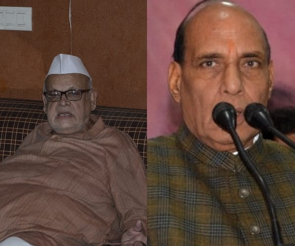 aziz qureshi praises BJP and rajnath Singh.