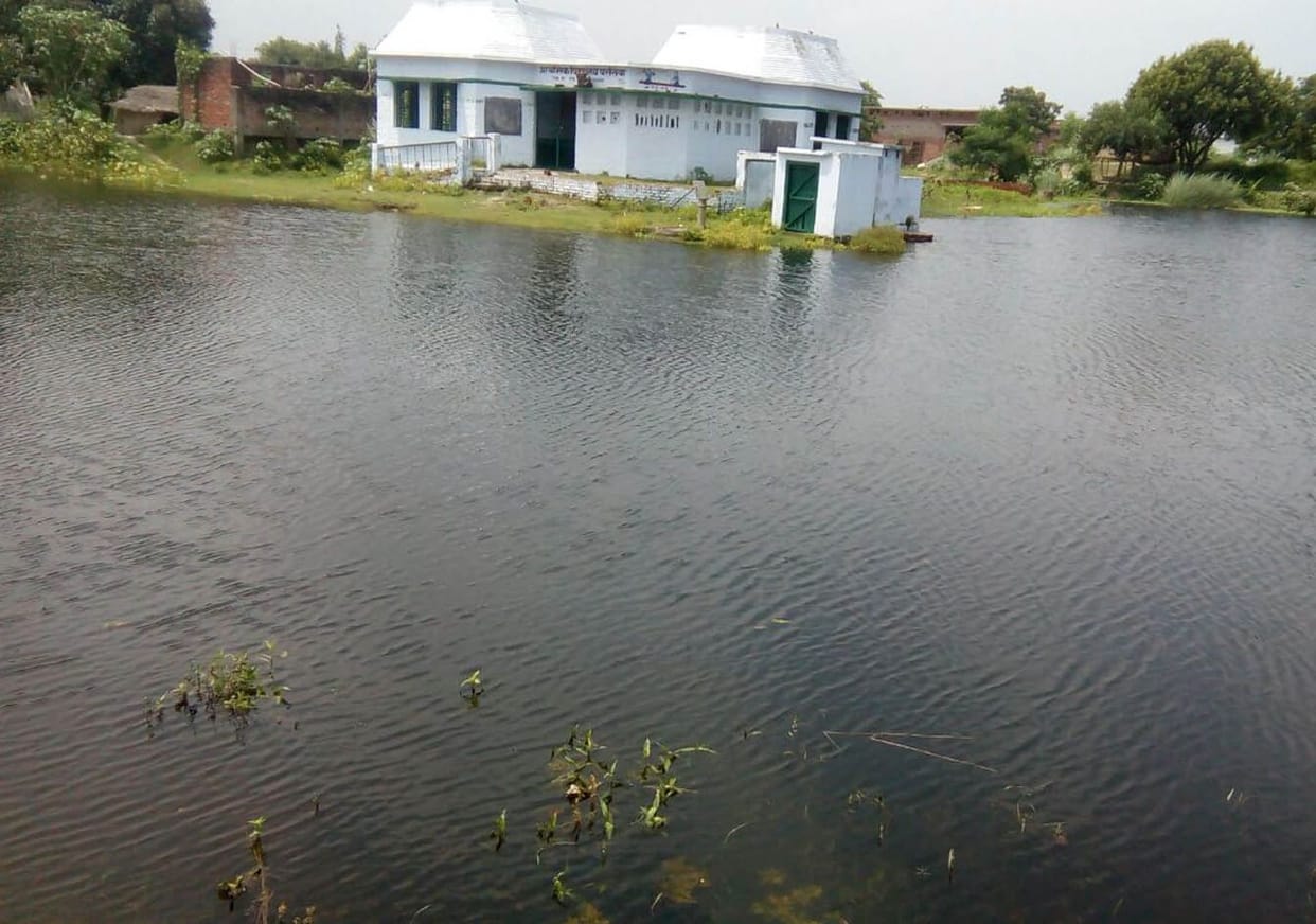 Teachers are accessible through boat