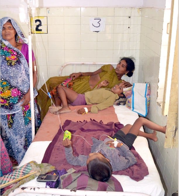 The impact of the rivers in spate, thrived infectious disease