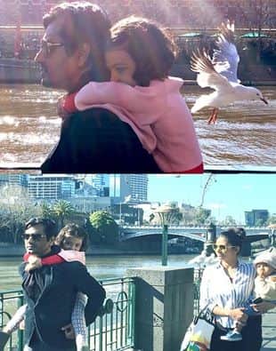 nawazuddin siddiqui celebrate with his family