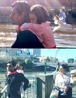 nawazuddin siddiqui celebrate with his family