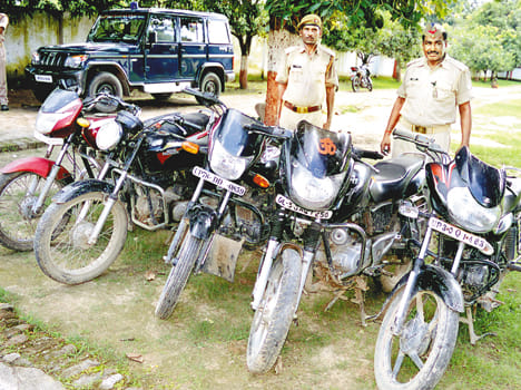 Six bikes stolen and recovered, one arrested