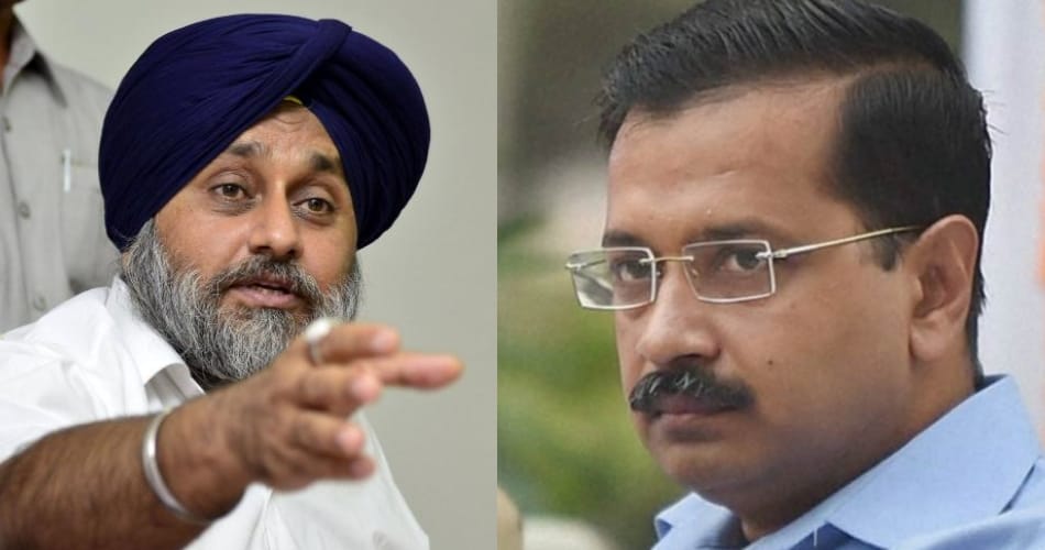 Sukhbir badal attacks on aam aadmi party