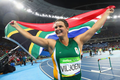 Former cricketer Sunnette Viljoen bags silver in javelin in Rio 