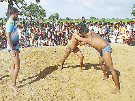 Sanjay won by the first wrestler wrestling