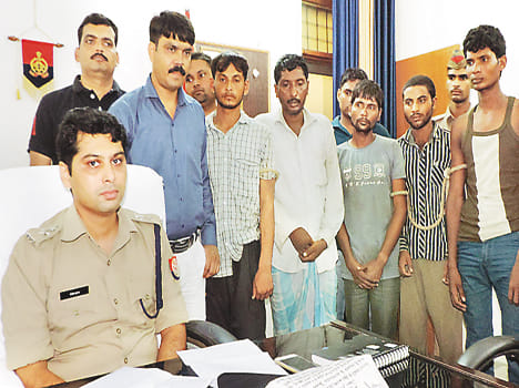 Five members of the gang were arrested Interstate mobster