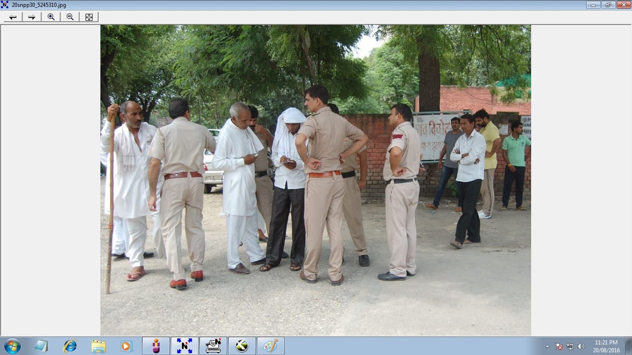road accident in gannaur, driver kill, alligation on police, Sonipat
