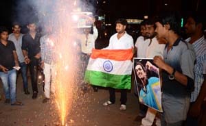 Sindhu party celebrating the silver medals