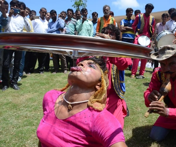  thrilling actions by artists in Lucknow.