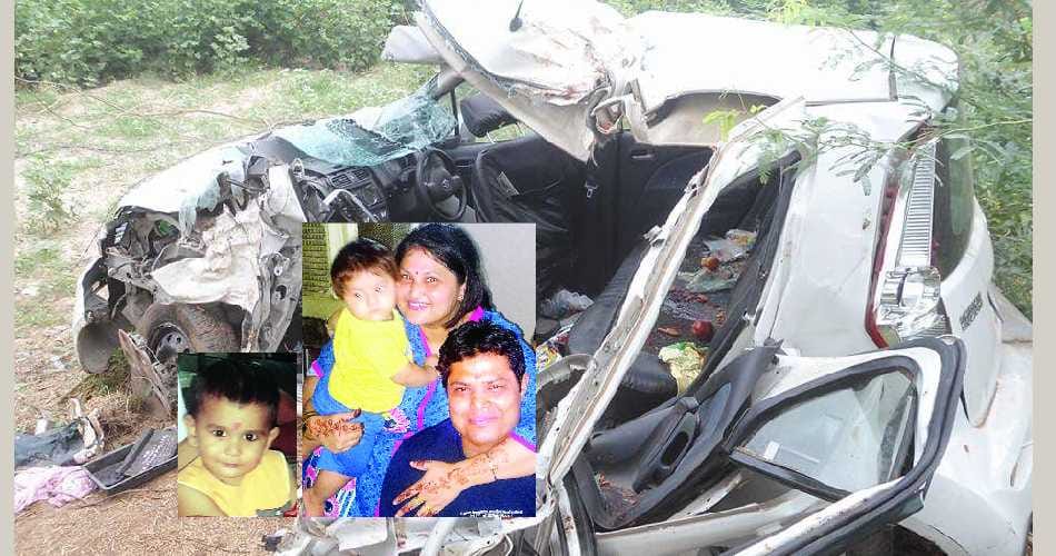 Accident, car accident, five dead, cattle, ox, bull, cow, two injured