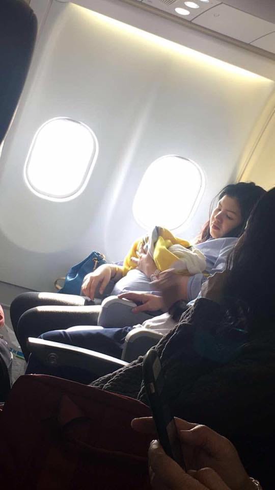 Air company gives free travel points to new born baby in flight