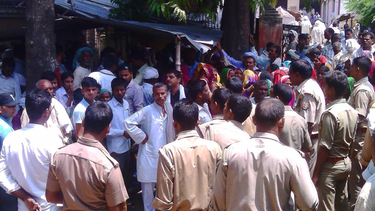 The two sides clashed for ration card