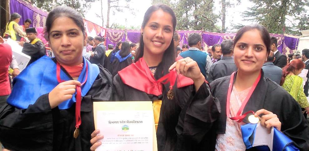 Convocation Ceremony in HPU  Shimla