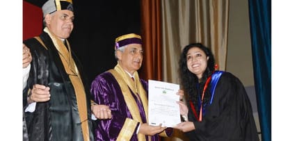 Convocation Ceremony in HPU  Shimla