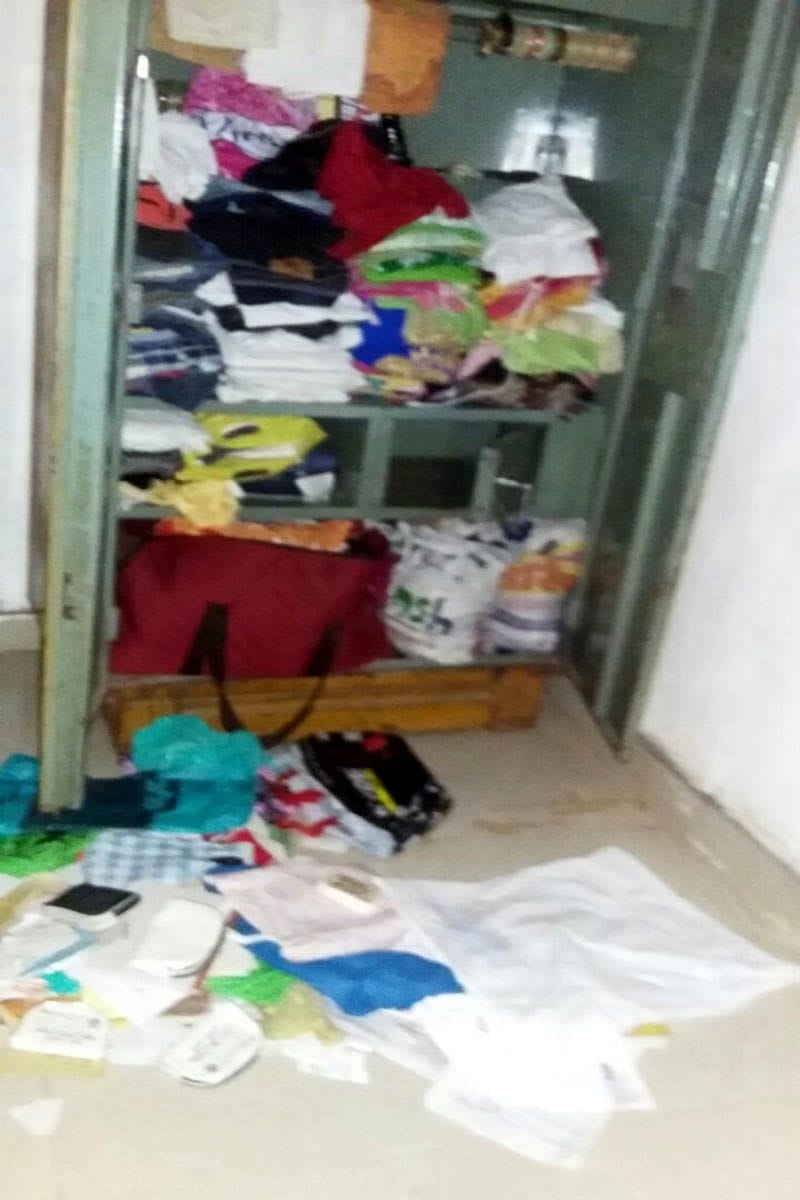 For son's wedding jewelery thief had taken