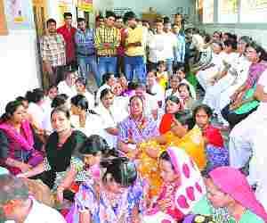 patient died in hospital, clash