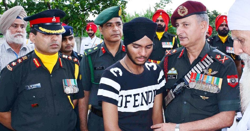 jammu kashmir kupwara terror attack martyr davinder singh funeral in jalandhar