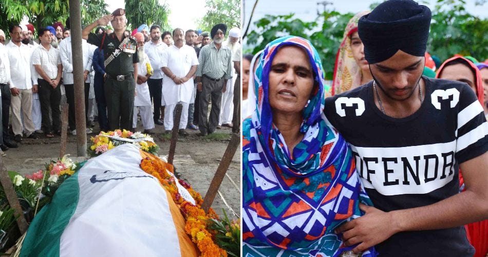 jammu kashmir kupwara terror attack martyr davinder singh funeral in jalandhar