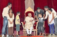 jind, harayana, president meet, childrens, rakshabhandhan, delhi,  harayana