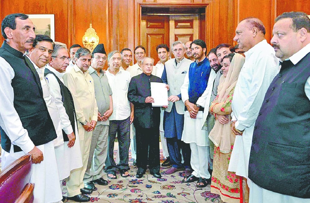  problem of kashmir now is going to President's door