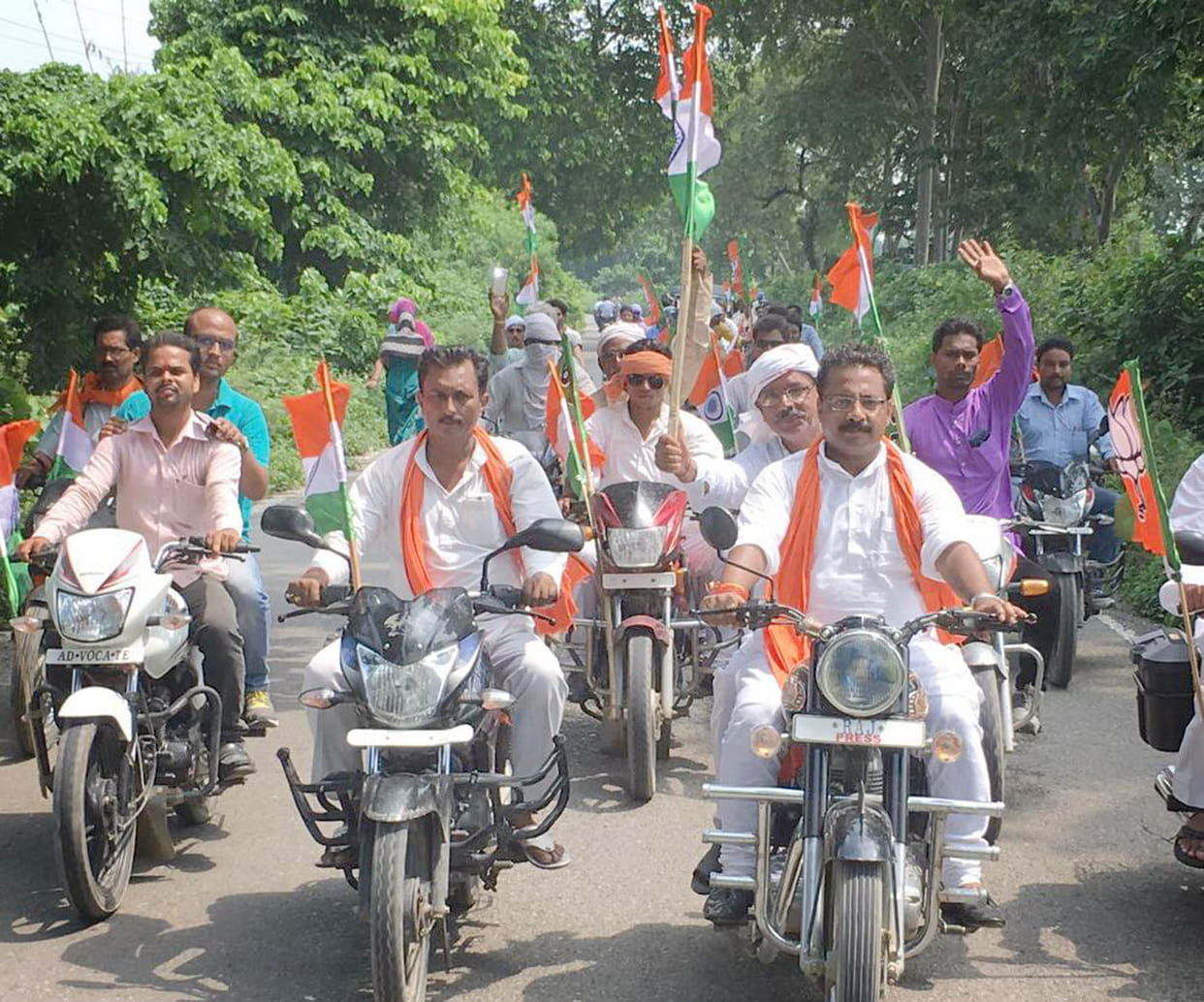 celebrated tiranga yatra