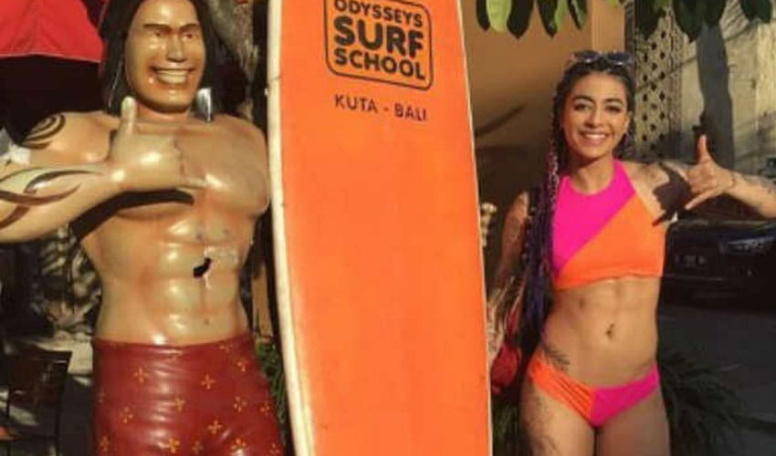 this heroine enjoys bikini photoshoot