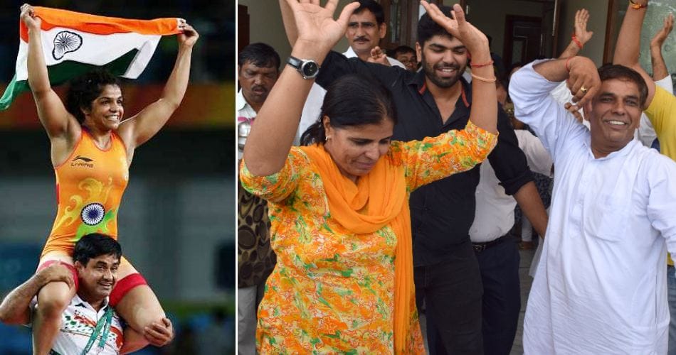olympic medal winner wrestler sakshi malik said emotional words to father on phone