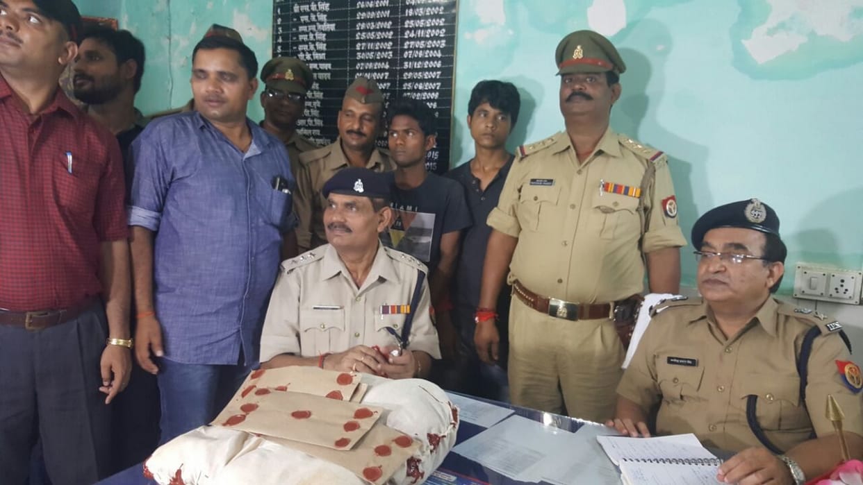 Seized three kilos of brown sugar