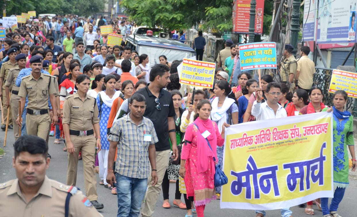 uttarakhand teachers may go to movement.