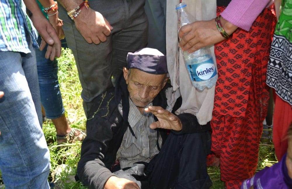 after cloudburst markhula village is in sorrow