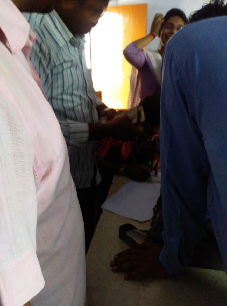 btc trainees alleged for bribary
