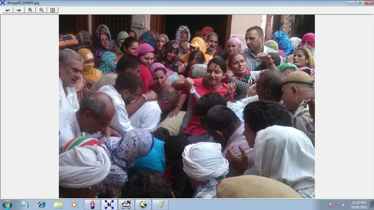 martyr constable deadbody reached home village, martyr constable, Sonipat
